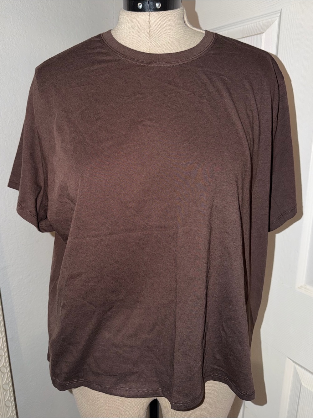 Abercrombie & Fitch Brown skimming Short Sleeve Tee
